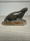 Hand Carved John Alurac Walrus  King Island Alaska