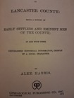Biographical History Of Lancaster County  Pennsylvania By Alex  Harris Hc 1974