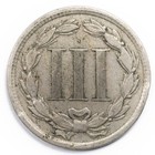 1881 Three Cent Nickel Fine  f 