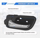 Manija De Puerta Interior Compatible Con Honda Accord 03 04 05 06 07 Color Negro