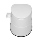 Portable Toilet 5l Travel Camping Outdoor Indoor Commode Potty Pp White