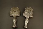 Art Nouveau Sterling Silver Dresser Vanity Set William Neale   Sons Chester 1905