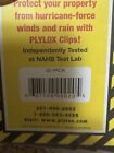 Plylox 1 2    New Sealed Window Carbon Steel Hurricane Clips 1 Pack  20 Clips 
