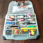 Fishing Lot Lures And Tackle Box 2-sided Odds   Ends All That You See Read