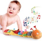 Baby Toys Musical Caterpillar Infant Toy Tummy Time Toy Sensory Toys For Babies