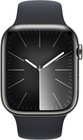 Apple Watch Series 9 Ss Gps cell 45mm Graphite Case M l Midnight Sport Band