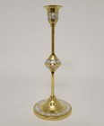 Candle Holder 4 d 10 hi Set 2 Brass Mother Of Pearl Inlay Round Free Shipping