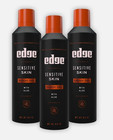 Edge Sensitive Skin Shaving Gel For Men  Aloe  Moisturizer  9 5 Oz   3 Pack     