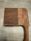 Vtg Wooden Yarn Wool Fiber Comb Tool For Weaving Carding Spinning 11    Rustic