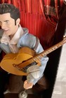 Elvis Presley Sings Dances Animated Doll Blue Suede Shoes   Santa Song Vtg Rare
