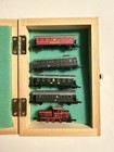 M  rklin Mini-club Z Scale Db Train Set V60 Locomotive   4 Cars Display Case