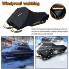 Heavy Duty Snowmobile Sled Cover Up To 130  Fit For Polaris Ski Doo Yamaha 