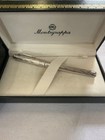 Montegrappa Reminiscence Octagonal Sterling  18k Gold Vermeil Fountain P G2u