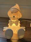 Vintage Walt Disney Co  Schmid Pinocchio Night Light Lamp White Exc Condition