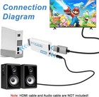 Wii To Hdmi Adapter Converter 1080p Hdmi Output Wii Connector With 3 5mm Audio 