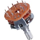 4-position Rotary Switch Selector 3p4t 3-pole 2-deck 15-pin Select Dial Knob Dc