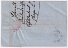 Swiss Unbranded Folded Letter From Hosenruk To St  Gallen 1856 Single Stamp