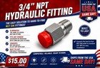Chinese Mini X Or Skid  one   M27 X 1 5 Din L Female To 3 4  Npt Male Adapter