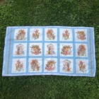 Vintage Henry Glass Quilt Bunny Tails Easter Handmade Baby Quilt Shower Gift