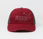 Puma Women s Cap Frat Tuck Biking Red Gray Washed Mesh Adjustable Snapback Hat