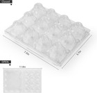 60 Pack Egg Cartons Cheap Bulk 12 Count  Clear Plastic Egg Cartons For Chicken E
