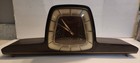 Zentra Mcm Mantel Clock With Chimes 1950s 1960s Working Teak Germany