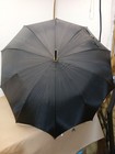    vintage Columbia Black Stick Umbrella     100  Acetate Canopy