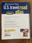 American Map Us Travel Road Atlas Excellent Condition     9 X 11 Spiral Fodor   s