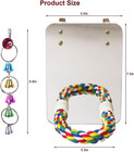 7  Bird Mirror With Rope Perch Bird Toys Swing  Comfy Perch For Greys Amazons Pa