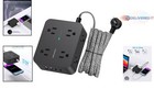 8 Outlet Power Strip Surge Protector With 4 Usb Ports   Wall Mount Features