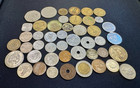 Vintage Lot Of 46 Mixed World   Foreign Coins - Mid late 1900s Various Countries