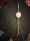 Vintage Lightning Rod With George Kress Co Milk Glass Ball