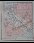 Original 1912 Map Panama Canal Zone Santiago Penonom   La Concepci  n Dari  n Gap