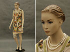 Fiberglass Female Mannequin Fleshtone Color Dress Form Display  md-ac3f
