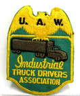 Vintage Uaw Industrial Truck Drivers Association 1960 s Jacket Patch Trucking