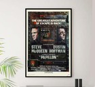 Papillon 1973 - Steve Mcqueen - Vintage Classic Movie Poster