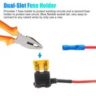 10pc 12v Car Add-a-circuit Fuse Adapter W  Standard   Mini Tap Blade Fuse Holder
