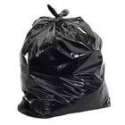 Trash Bags 30 Gal  Black Plastic Strong Tall Heavy Duty Garbage Kitchen 100-pack