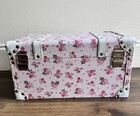 Pink Floral Coquette Keepsake Wedding Baby Storage Trunk New