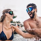 Swim Goggles 2 Pack  Wide View Anti Fog uv Swimming Goggles For Audlt  No Leak