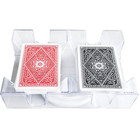 2 Deck Rotating-revolving Playing Card Tray Card Holder