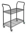 Grainger Approved 3tpc9 Wire Cart  2 Shelf l53 X W18 X H39 In  3tpc9