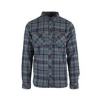 O neill Men s Hydro Blue Plaid Whittaker L s Flannel Shirt  s02 