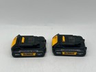 Dewalt 20v Battery 2 0ah Lithium Ion Li-ion 20 Volt - Pack Of 2 - Read for Parts