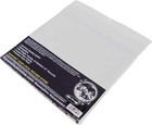  100  12    Vinyl Record Outer Sleeves     2mil Thick Resealable Archival Clear Bopp