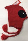 Laplander Beanie Cap - Marvel Deadpool Face Knit Hat New Youth-adults