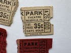 Vintage Park Theatre Meadville Pennsylvania Movie Theater Ticket Stub Lot Of 4