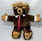 Donald Trump Trumpy Teddy Bear Original Authentic Deluxe 22  Plush Flag Nwt