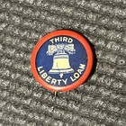 Ww1 War Bonds Third Liberty Loan Badge Button Pin Vintage P7936