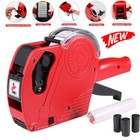 Mx-5500 8 Digits Price Tag Gun With 5000 White Sticker Labels And 3 Extra Inker 